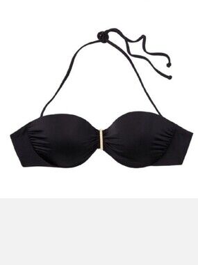 Victoria's secret very sexy ventanas bandeau push up swim bikini top 38 C